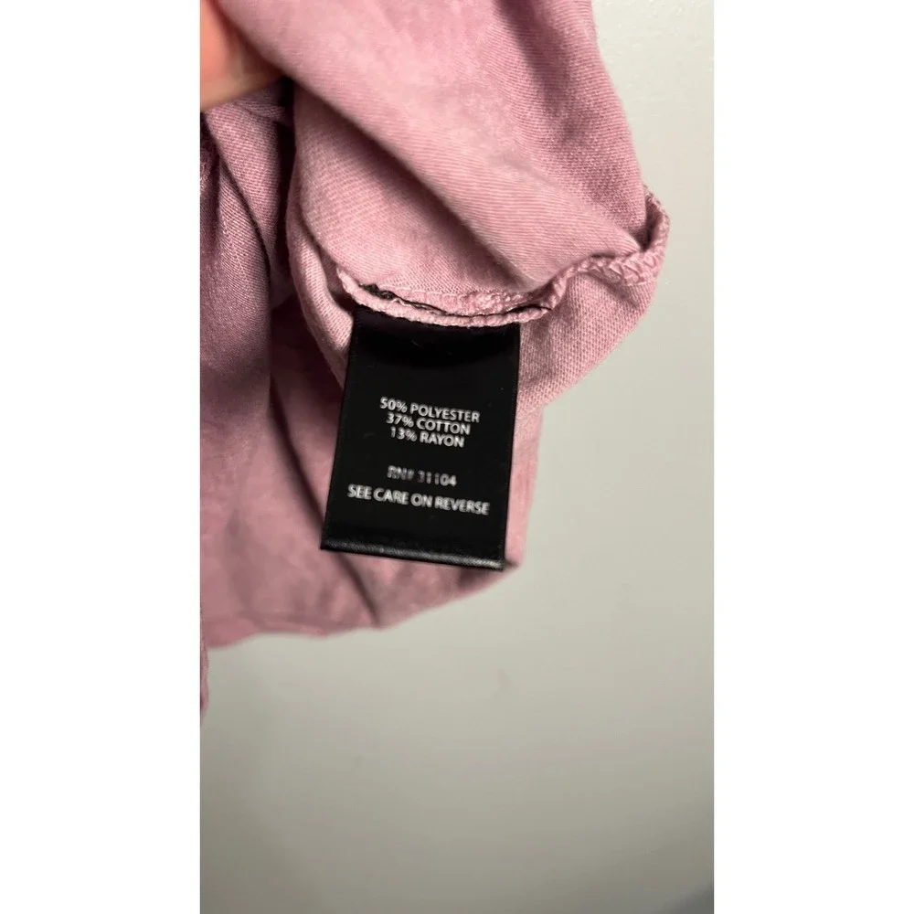 NWOT Torrid Wine Mama's Best Friend‎ Ombre Tank Top Mauve White 2X
